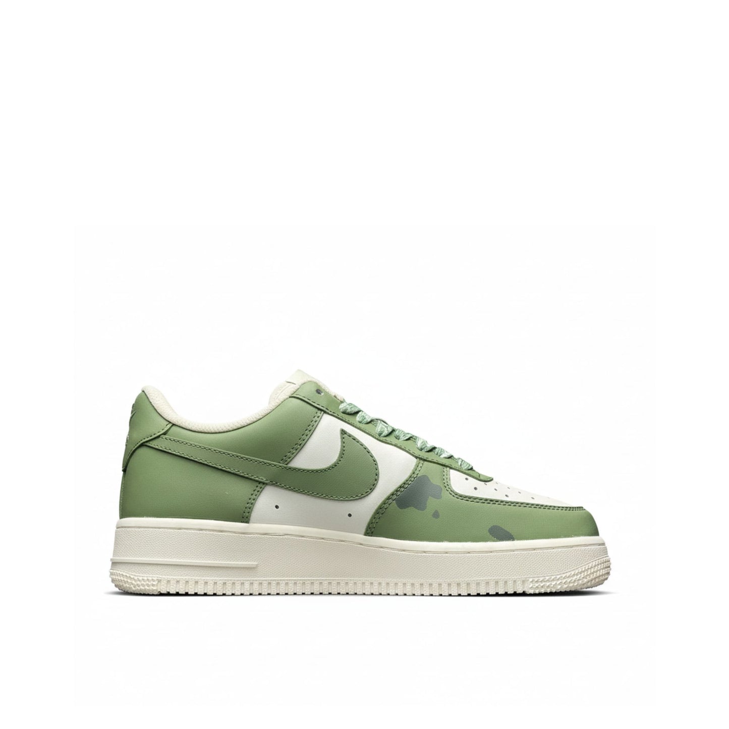 Custom Nike Air Force 1 Light Green Love Anime