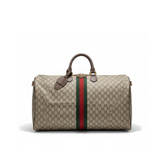 Gucci Savoy Medium Duffle Bag GG Canvas