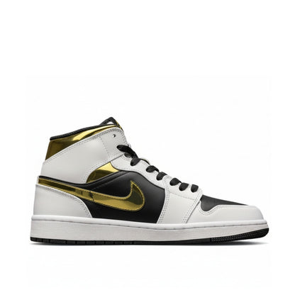 Air Jordan 1 Mid GS “White Gold”
