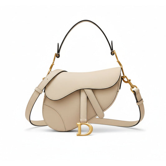 Saddle Bag Grained Calfskin with Strap