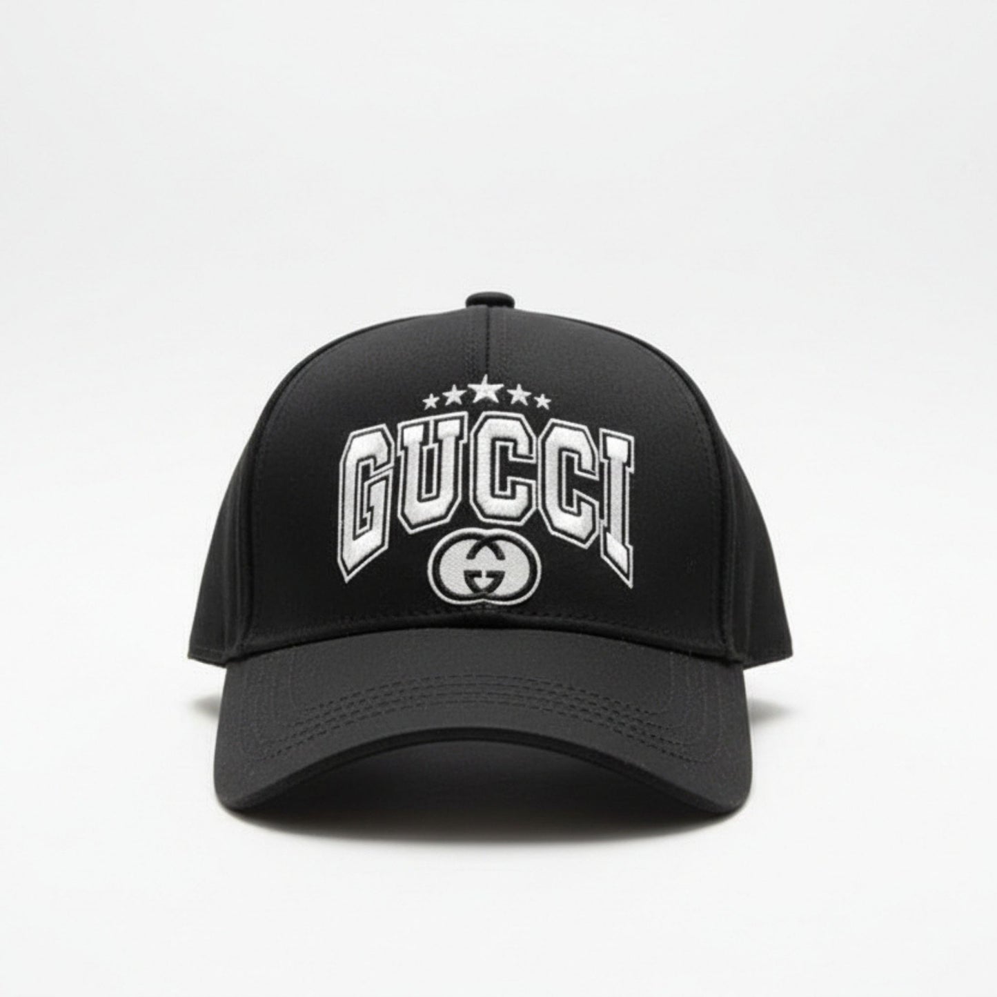 Gucci Black Logo-Embroidered Baseball Hat
