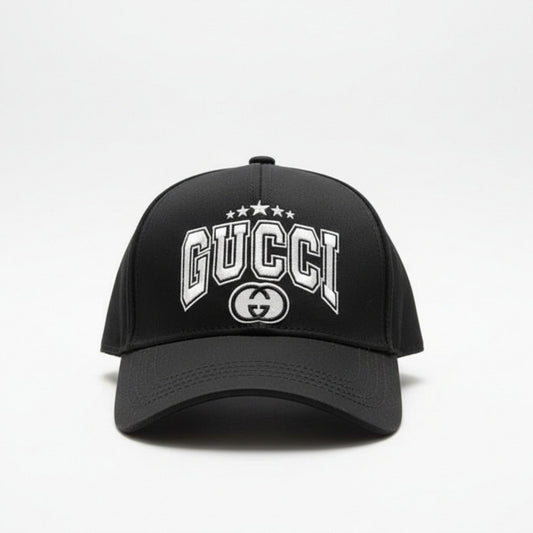 Gucci Black Logo-Embroidered Baseball Hat