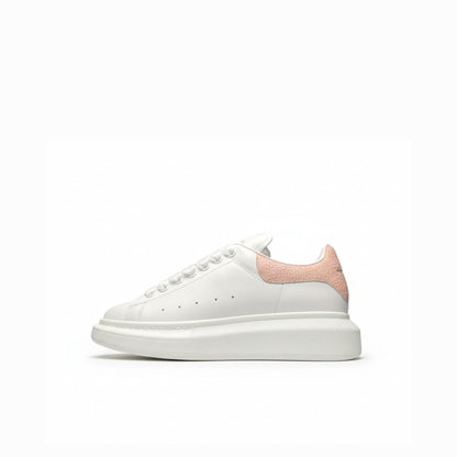 Alexander McQueen Oversized Leather Sneakers – White Pink Luxury