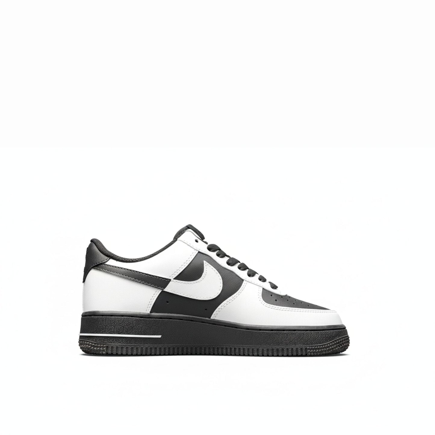 Custom Nike Air Force 1 Black Drip Swoosh
