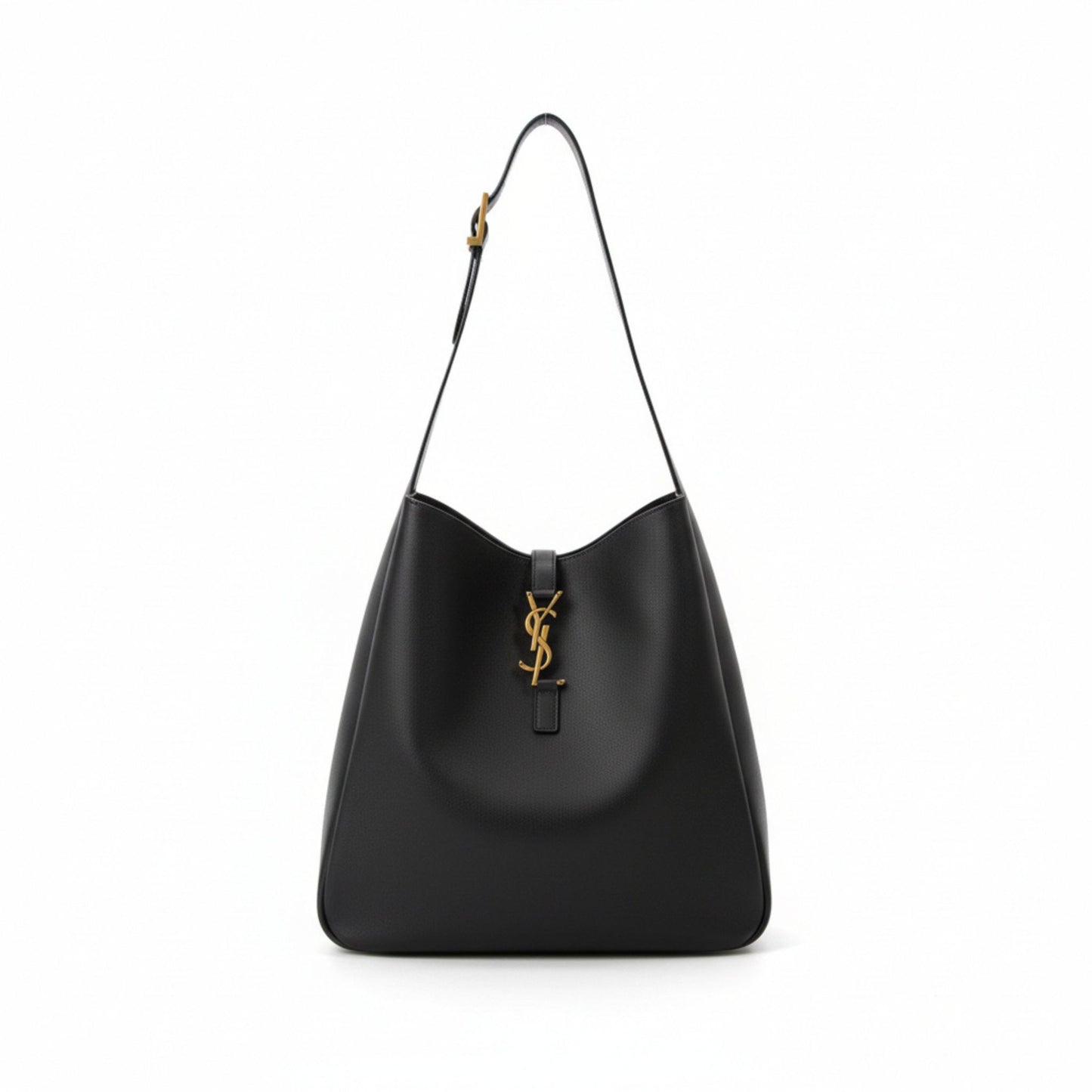 Le 5 À 7 Supple Black Leather Hobo Bag
