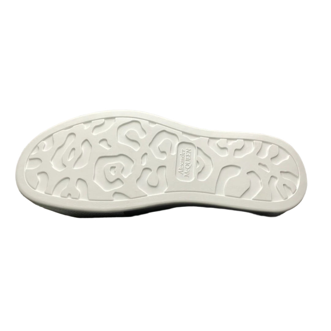 Alexander McQueen Deck Skate Plimsoll White – Designer Low-Top
