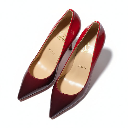 Louboutin Patent Leather Pumps Red