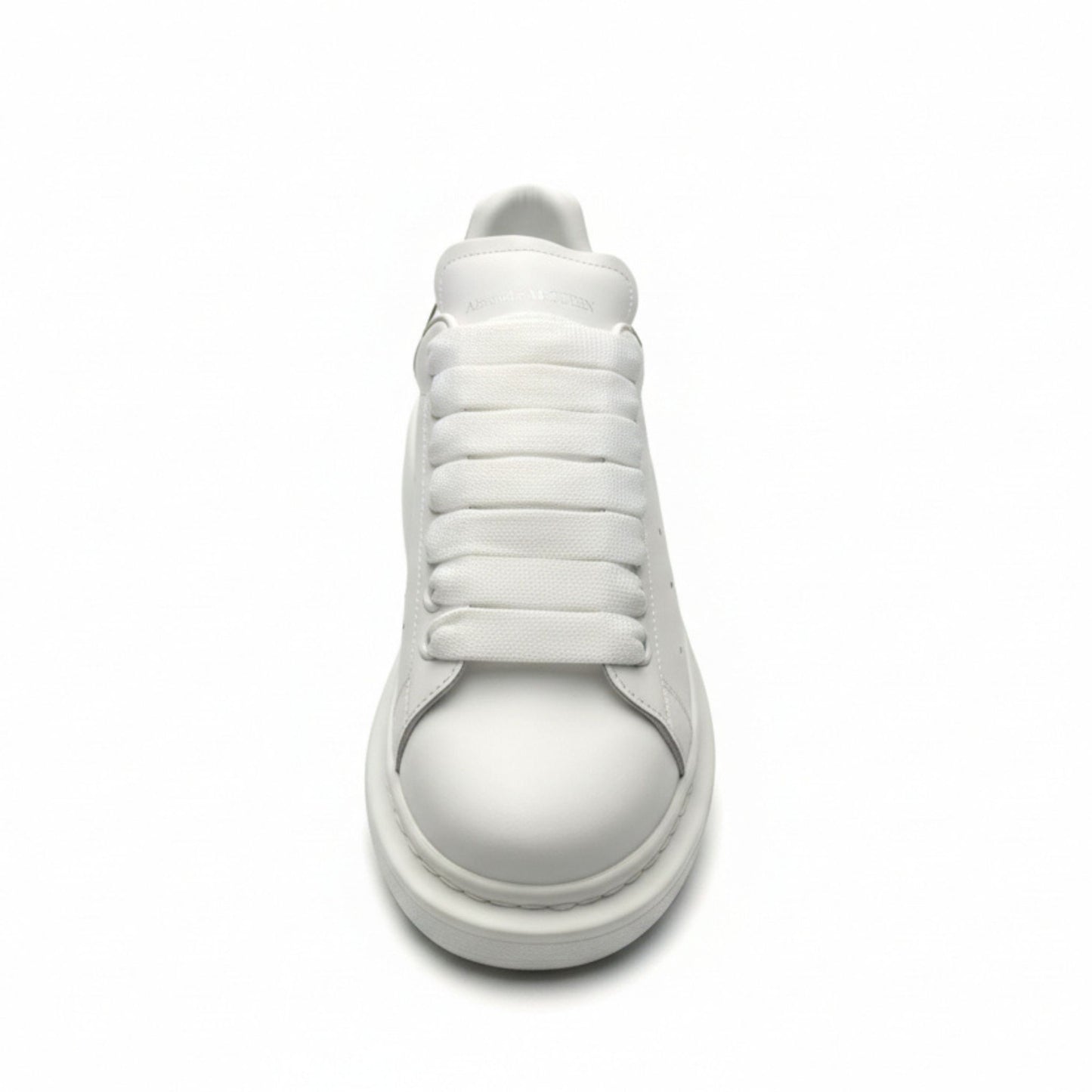 Alexander McQueen Oversized Leather Sneakers – White Pink Luxury