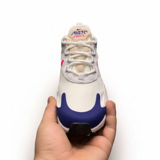 WMNS Nike Air Max 270 React 'White Pink Blue'