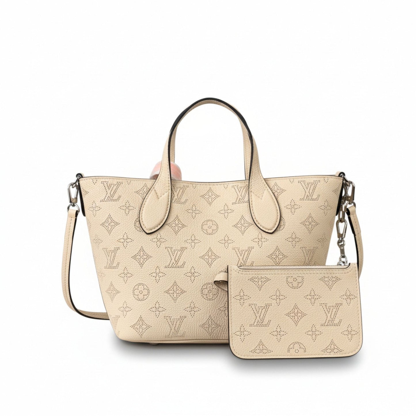 Blossom PM Mahina Perforated Calfskin Leather Tote Bag