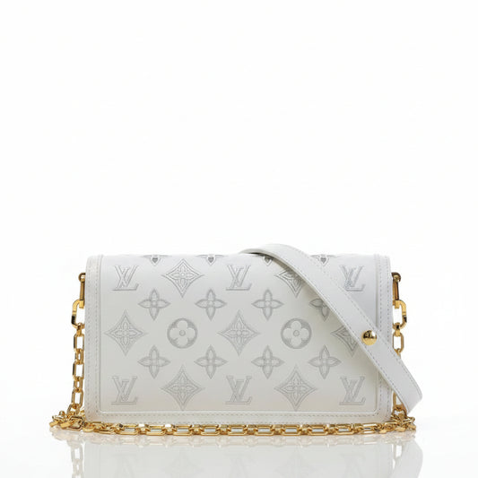 LV Dauphine East West Bag – White