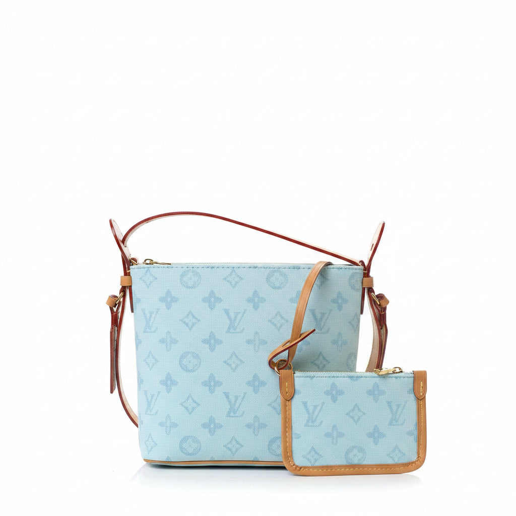 LV All In BB Bag – Light Blue Monogram Denim
