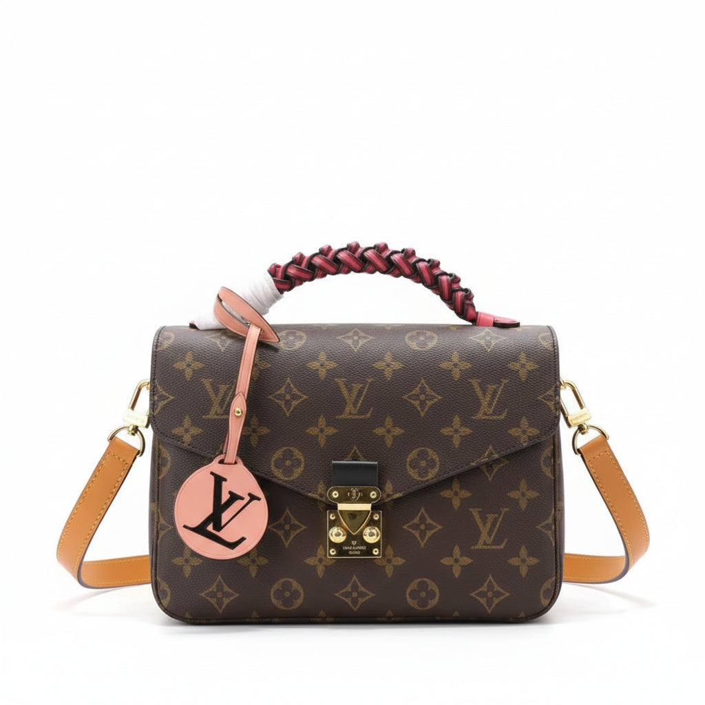 Pochette Métis Monogram Braided Handbag