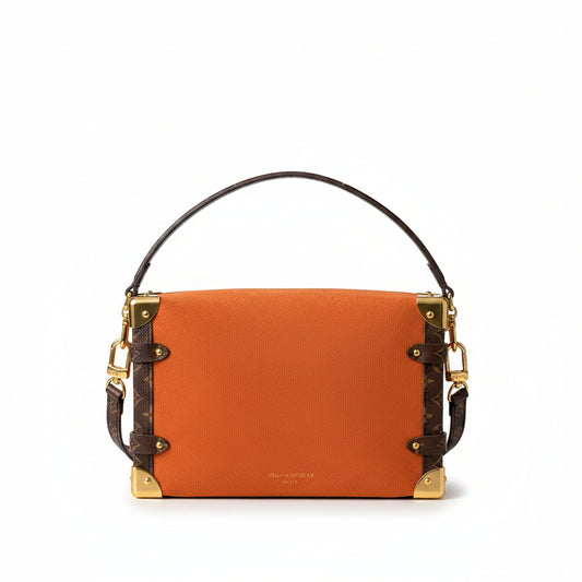 LV Side Trunk MM – Cognac Orange