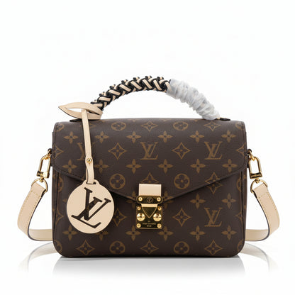 Pochette Métis Monogram Braided Bag – Creme Beige