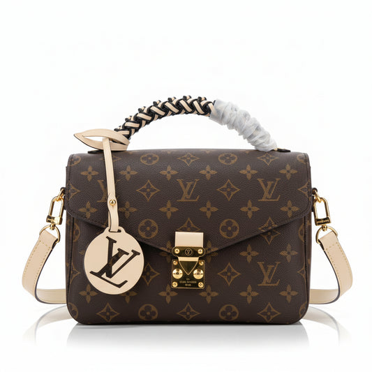 Pochette Métis Monogram Braided Bag – Creme Beige
