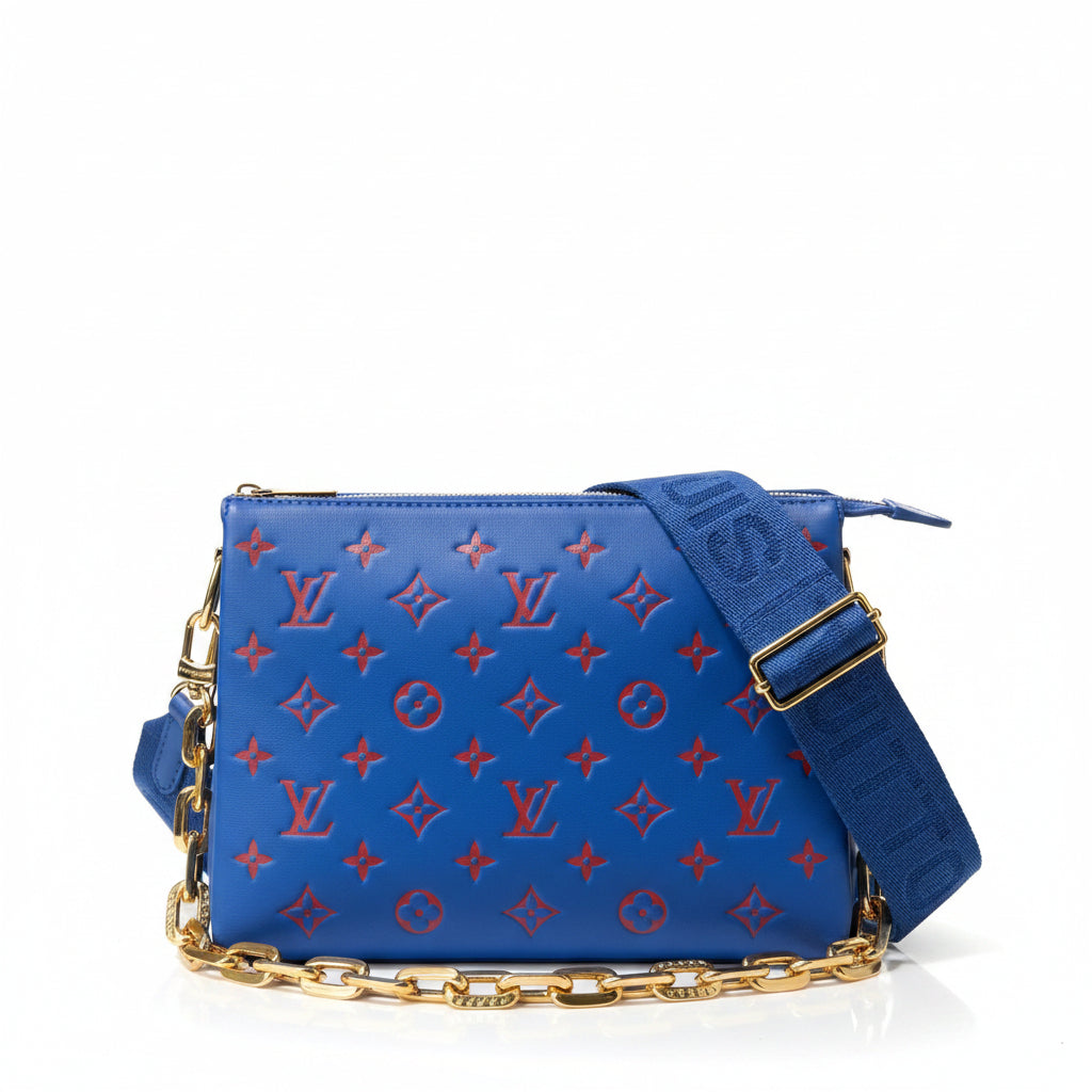 LV Coussin PM – Bleu Rouge