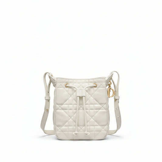 CD D-Motion Bucket Bag – Ivory