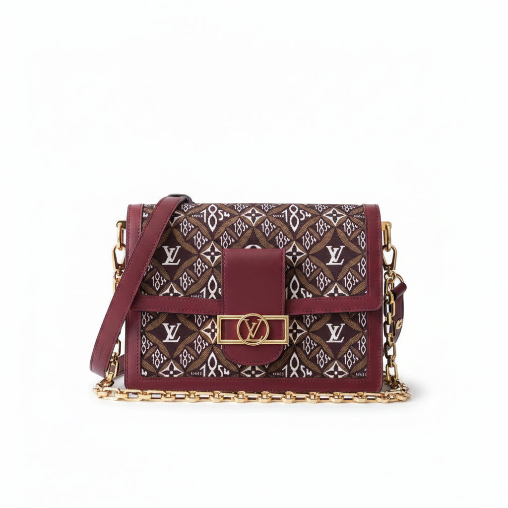 LV Since 1854 Dauphine Mini – Bordeaux Jacquard