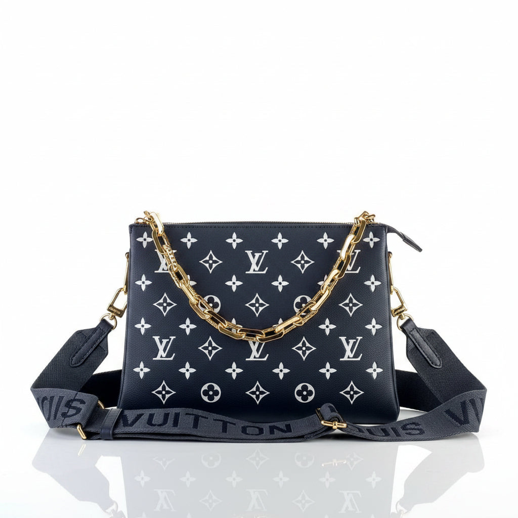 LV Coussin PM – Black/White