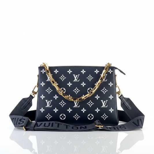 LV Coussin PM – Black/White