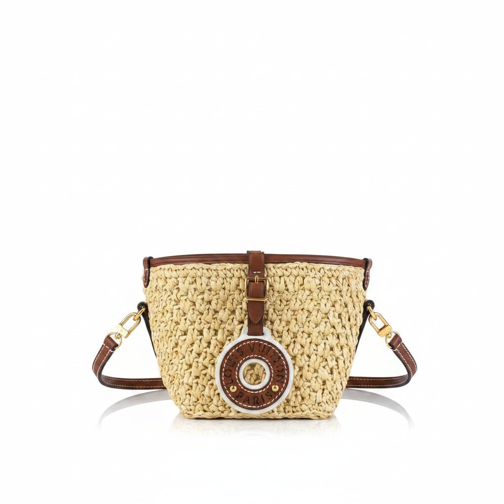 LV Noé Purse – Natural Raffia