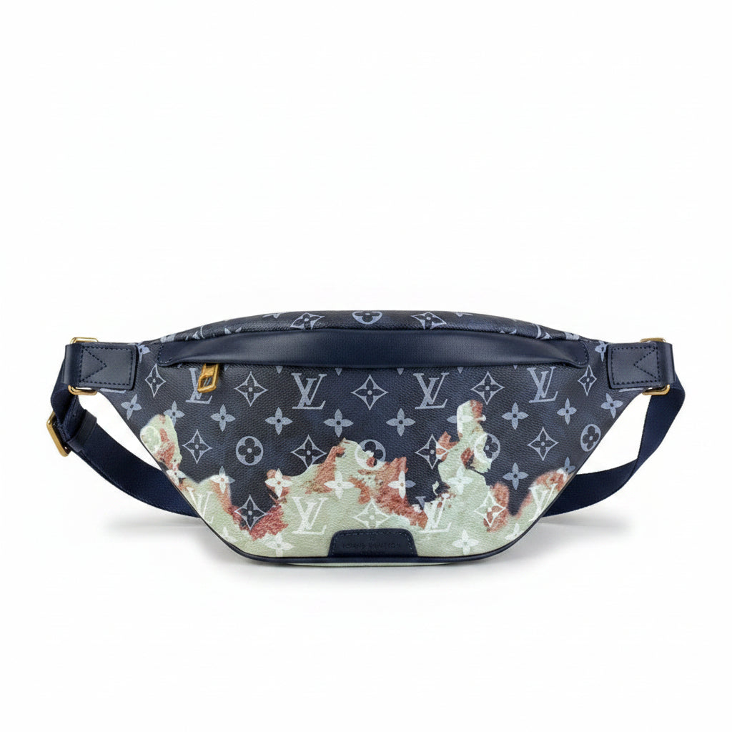 LV Discovery Bumbag PM – Monogram Bleach Ink Blue