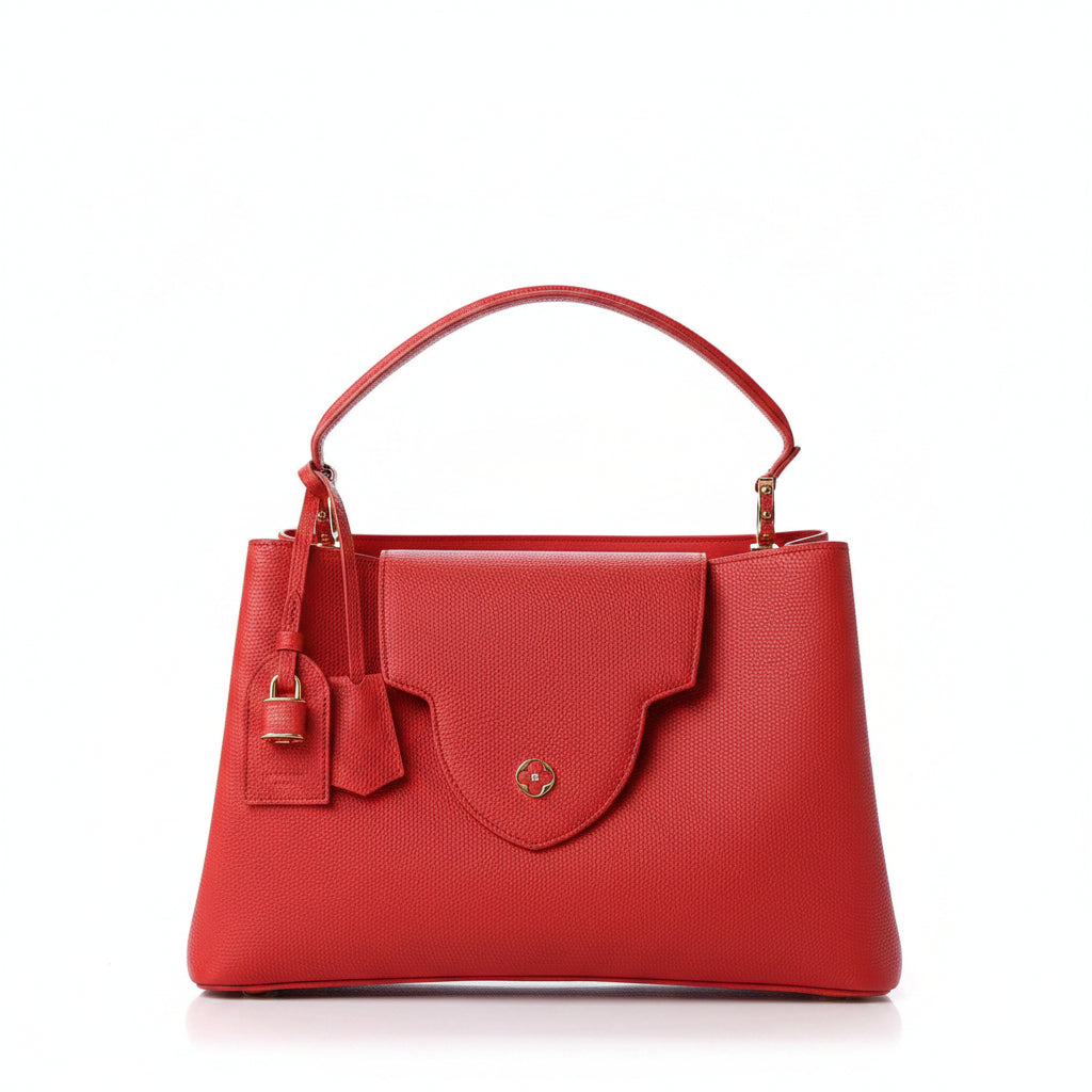 LV Capucines Bag – Red