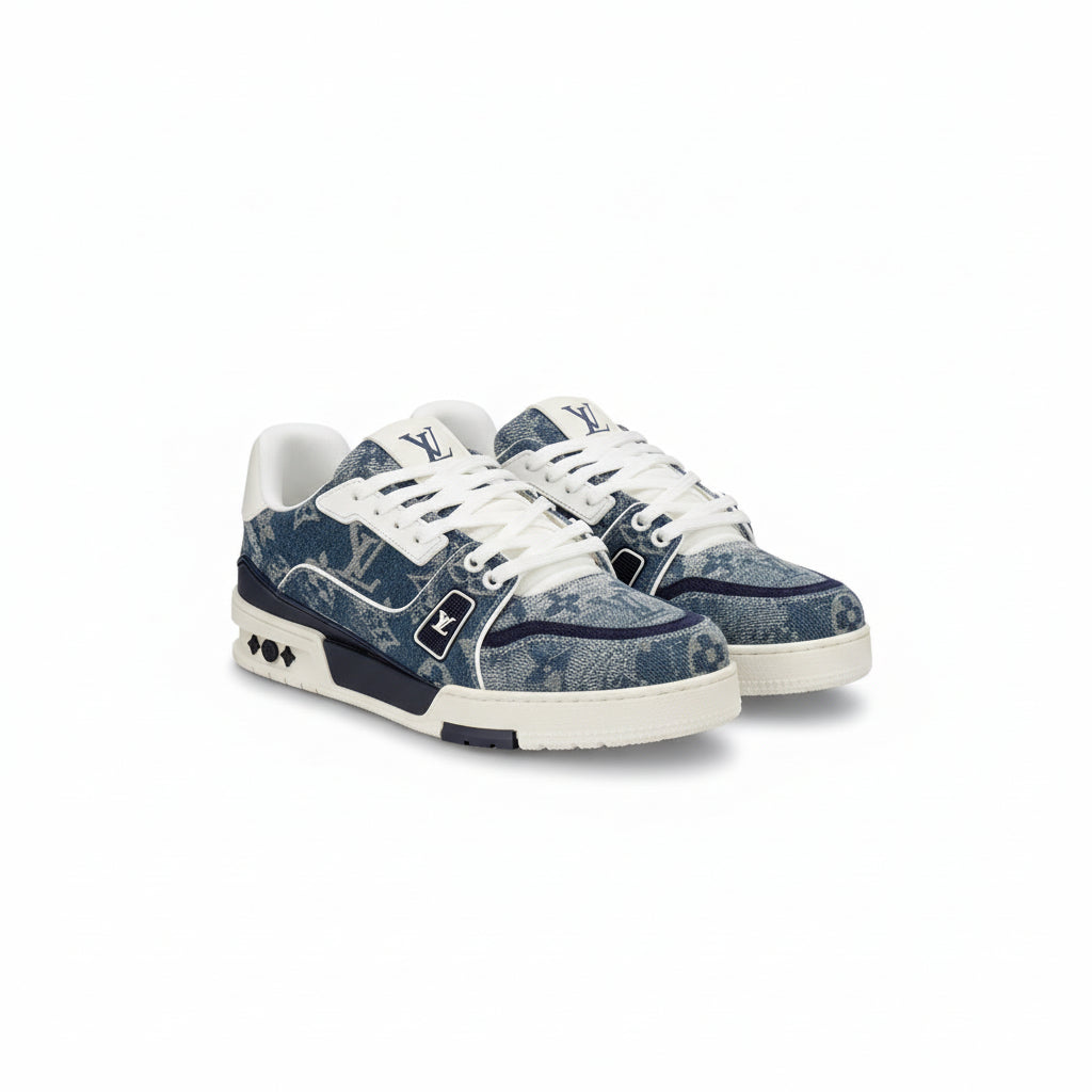 LV Trainer Sneakers – Monogram Denim