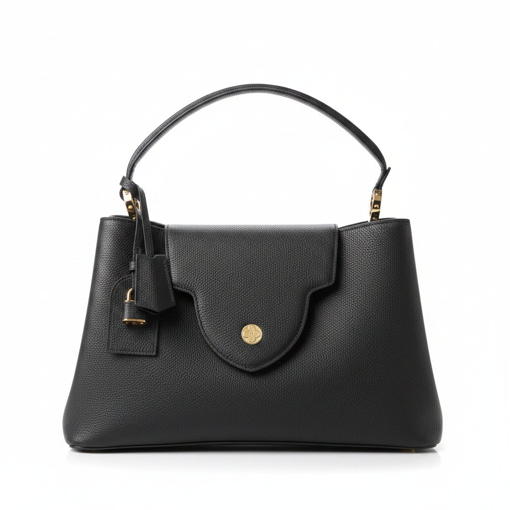 LV Capucines MM Bag – Black