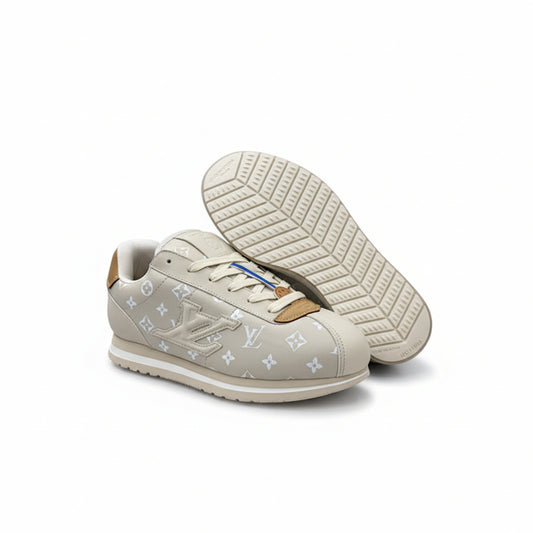 LV Buttersoft Sneakers – Beige Monogram