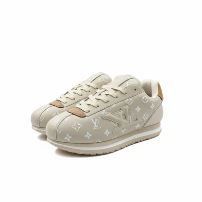 LV Buttersoft Sneakers – Beige Monogram