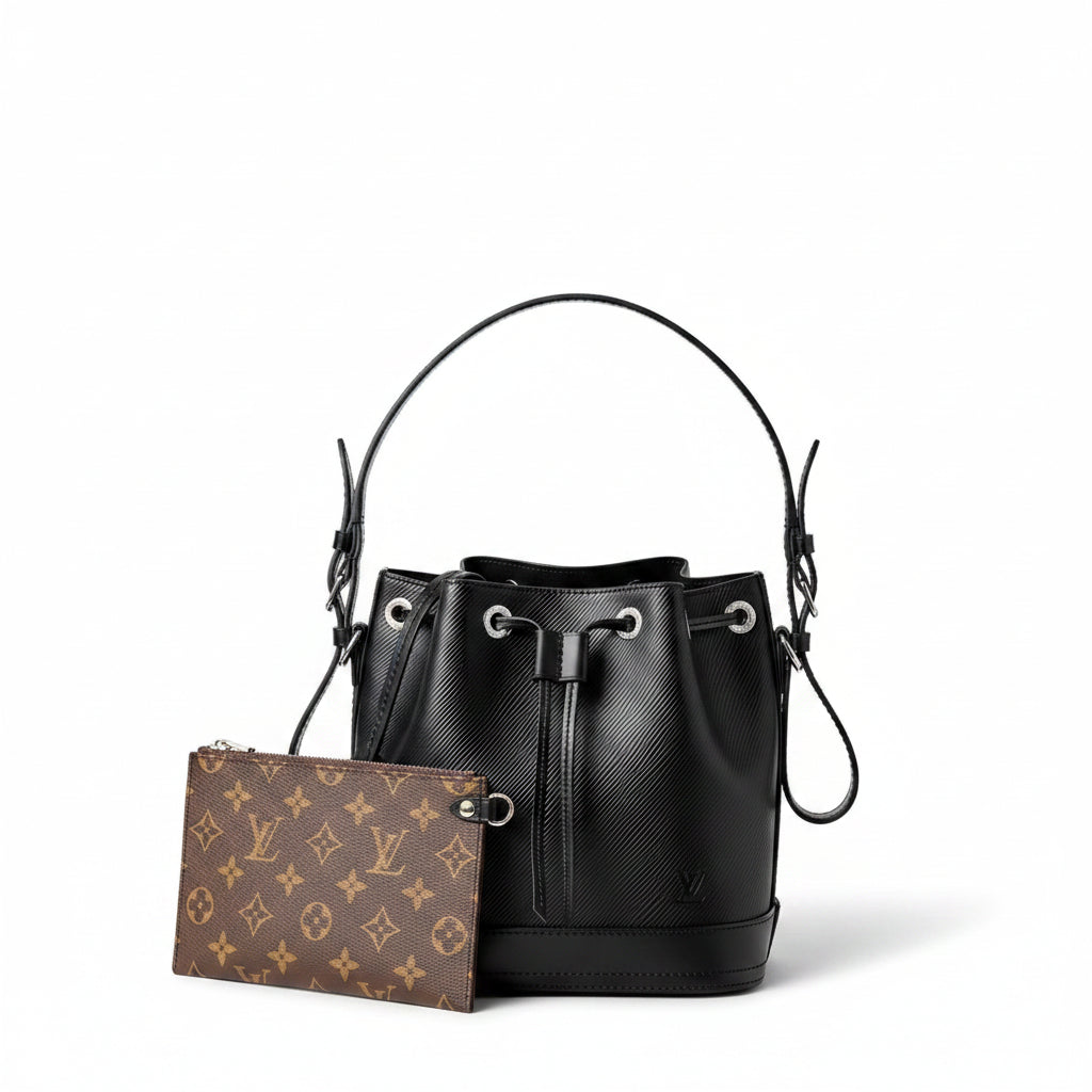 LV Noé BB Bucket Bag – Black Epi