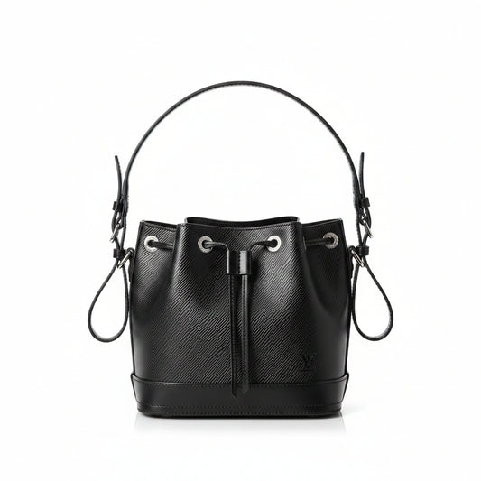 LV Noé BB Bucket Bag – Black Epi