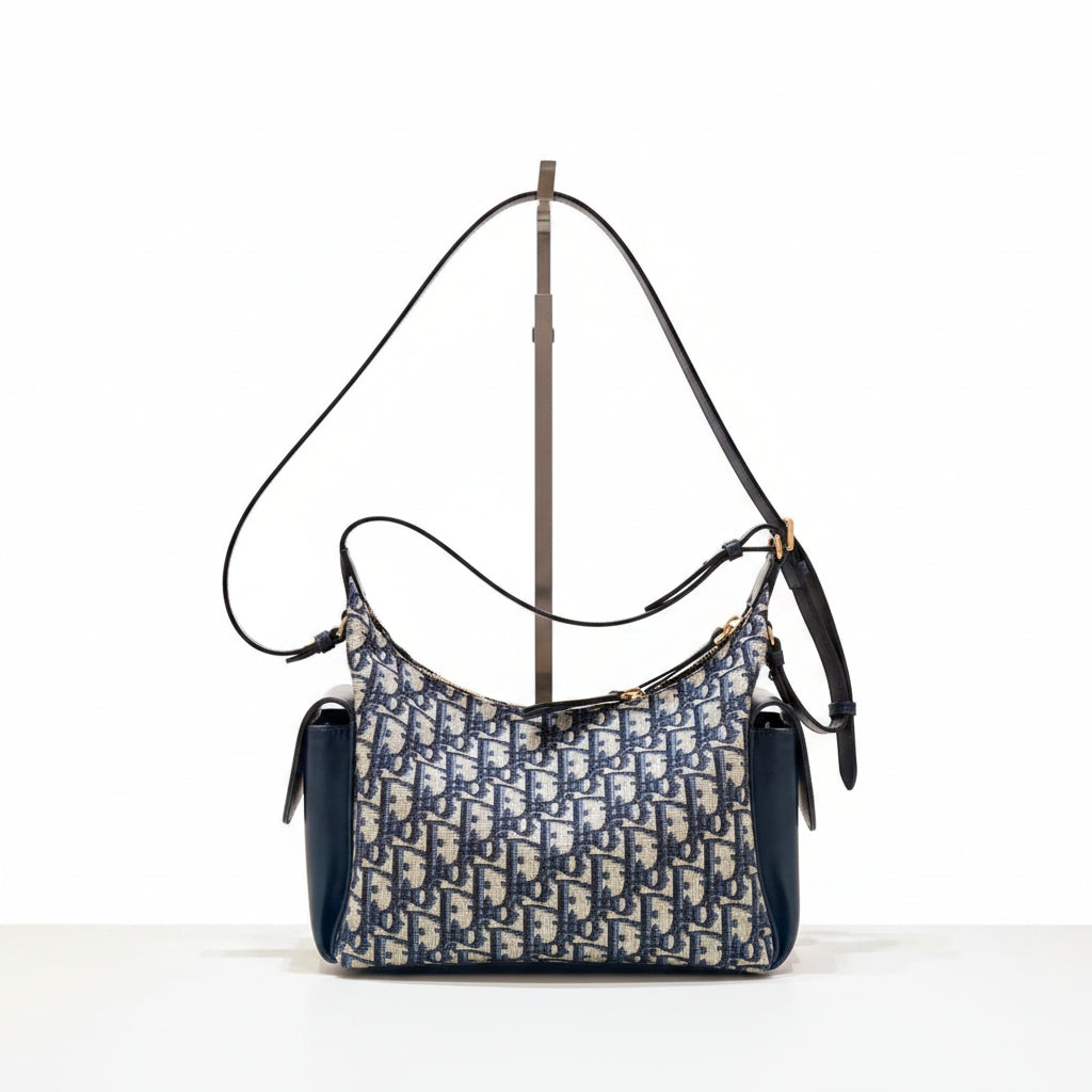 CD D-Dream Bag – Blue Dior Oblique