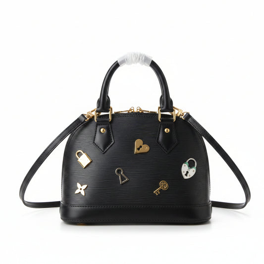 LV Alma BB Love Lock – Black