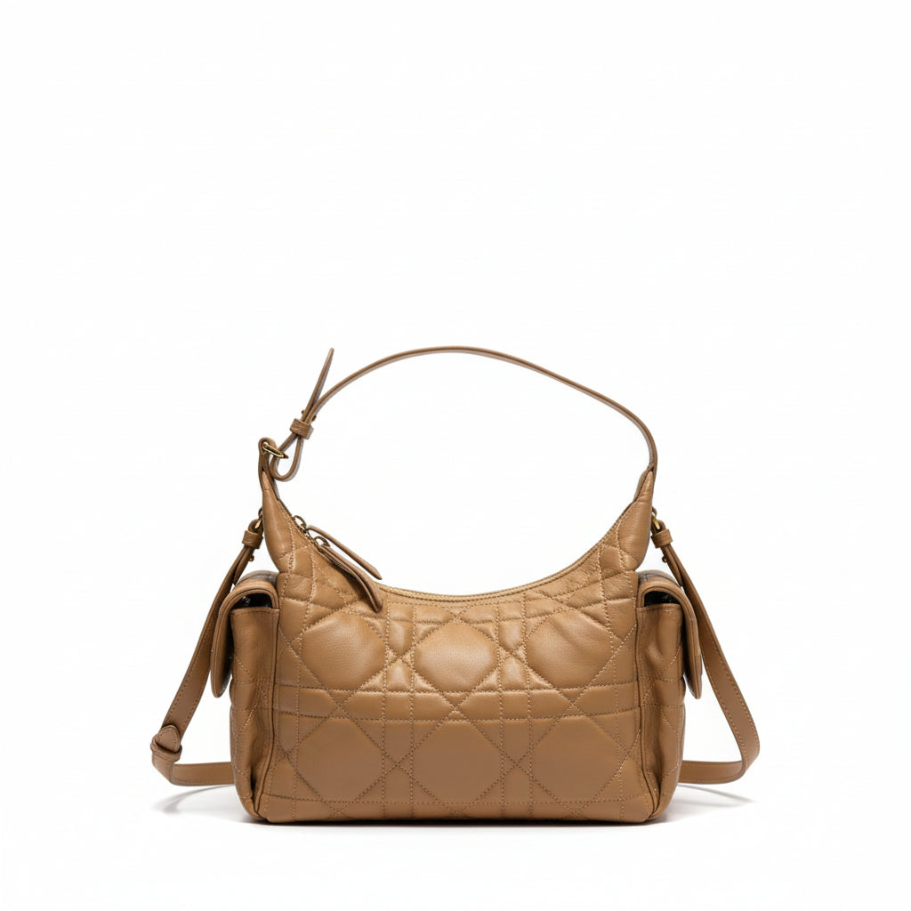 D-Dream Bag Light Gold Lambskin Tote