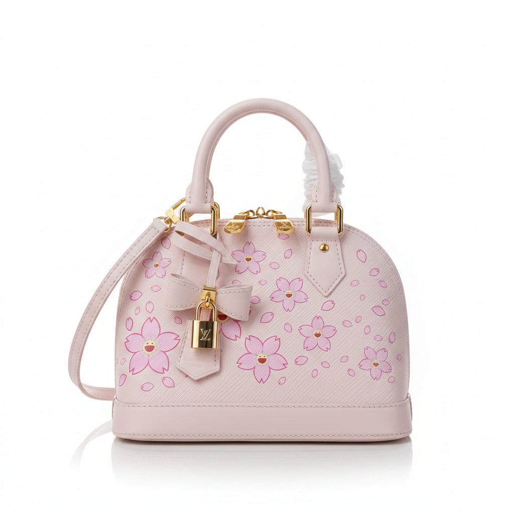 LV Alma BB Takashi Murakami – Pink Cherry Blossom
