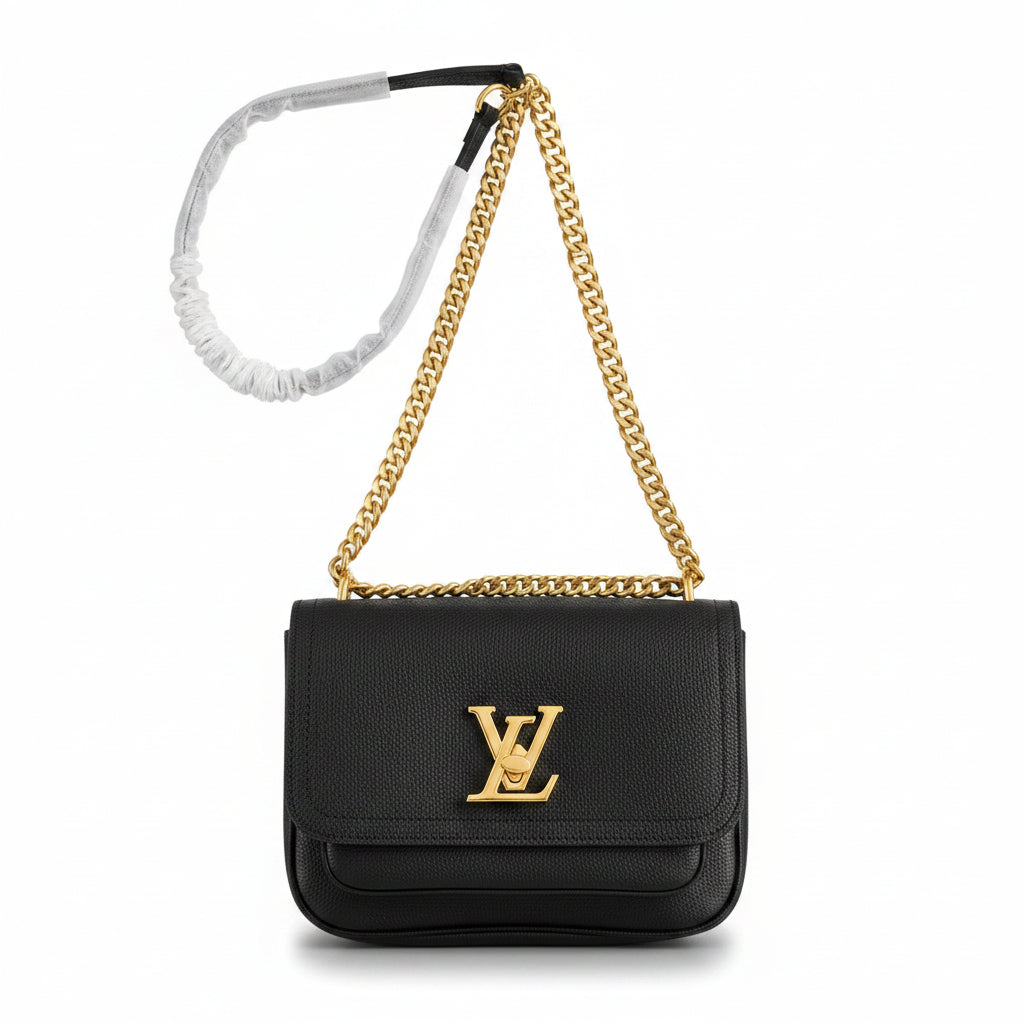 LV Lockme Chain Bag – Black