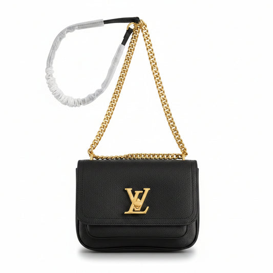 LV Lockme Chain Bag – Black