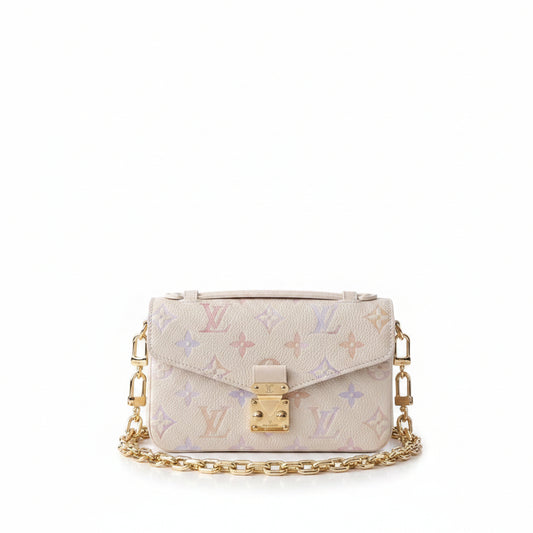 LV Pochette Métis East West – Cream Watercolor