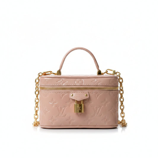 LV Vanity Chain Pouch – Blush Pink
