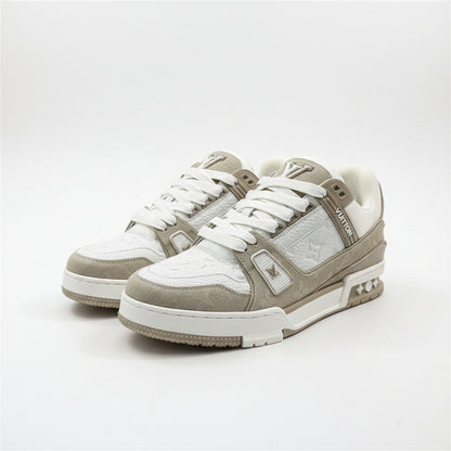 LV Trainer Sneakers – Grey/White
