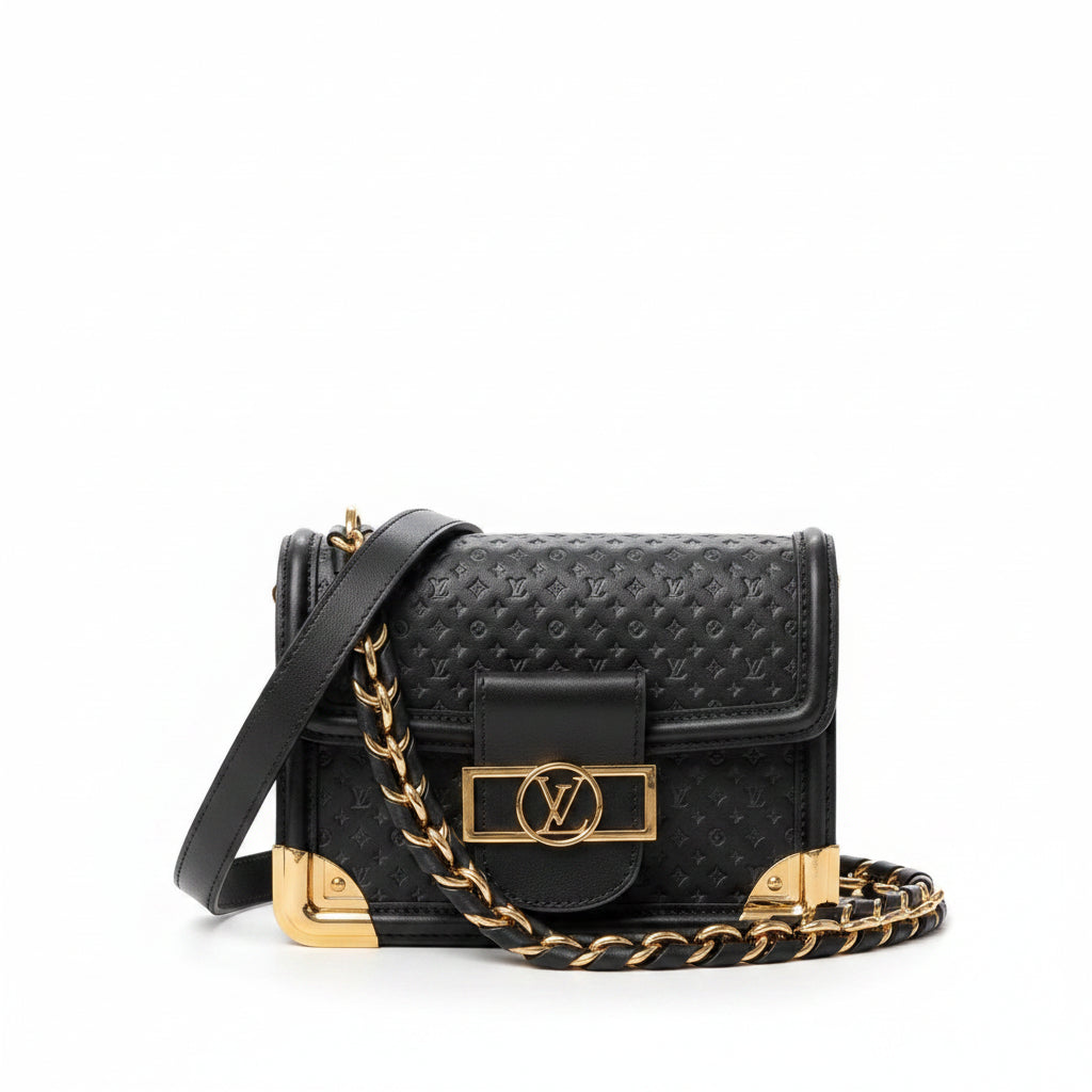 LV Dauphine MM Bag – Black