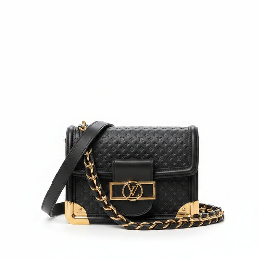 LV Dauphine MM Bag – Black