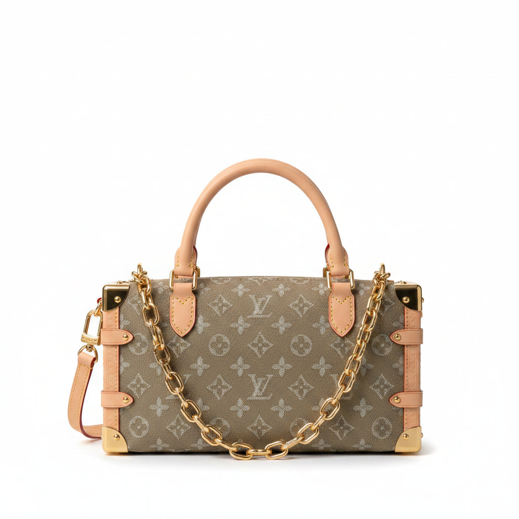 LV Side Trunk MM East-West – Monogram Denim