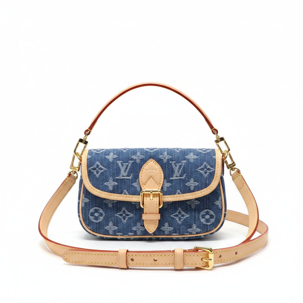 LV Nano Diane Bag – Blue Monogram Denim