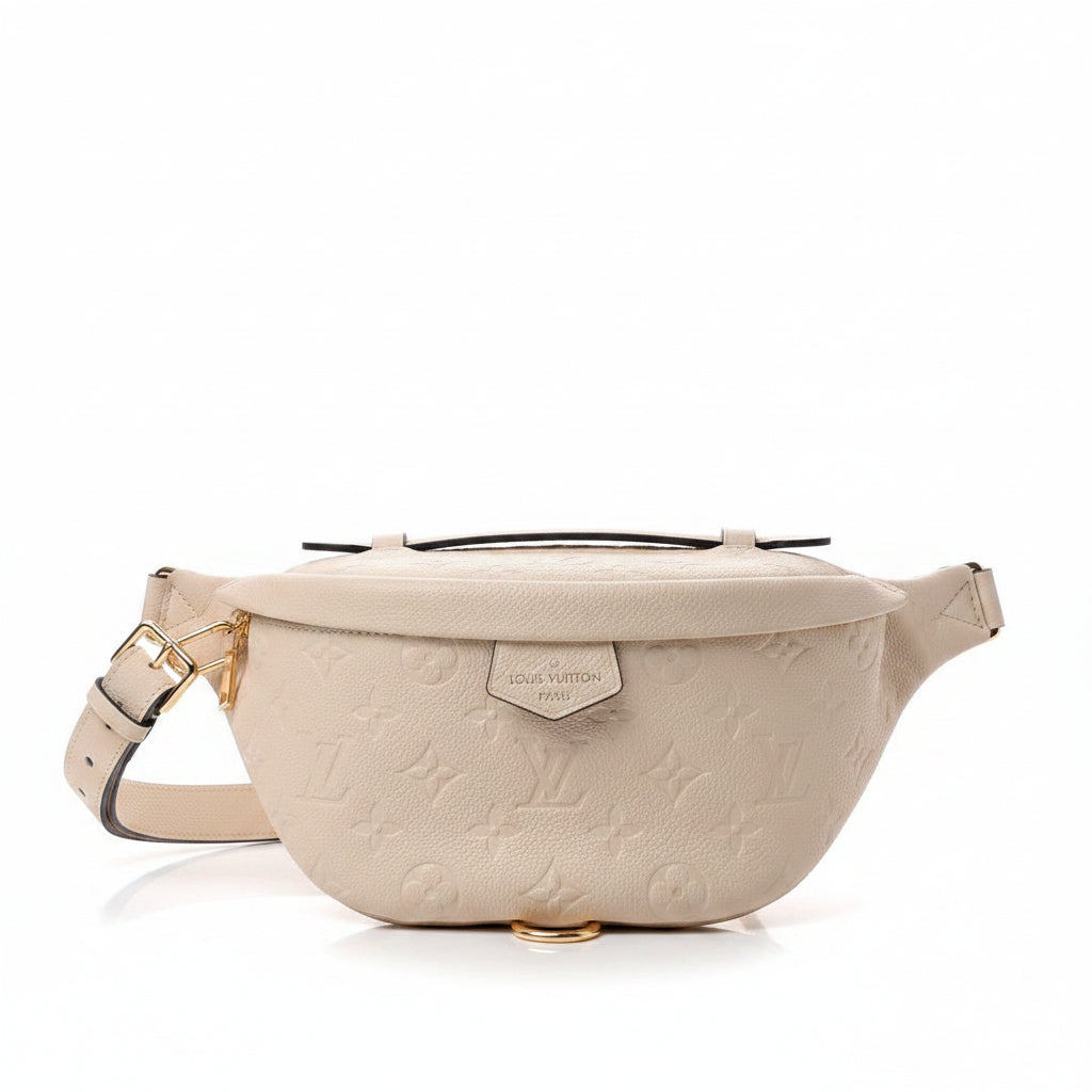 LV Monogram Empreinte Bumbag – Crème