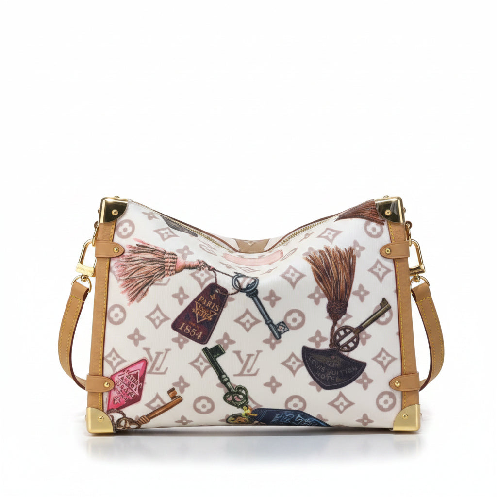 LV Side Trunk GM Flight Mode Getaway – Monogram Dune
