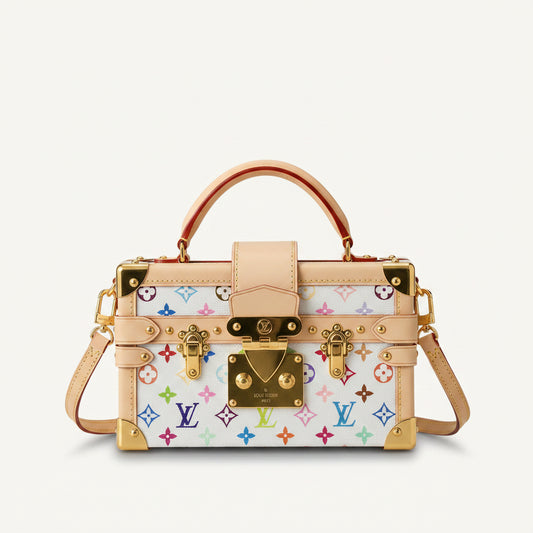 LV x TM Petite Malle – White Multicolor
